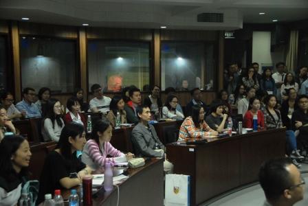法国前总统萨科齐翻译阿曼达讲座圆满落幕-高翻学院-2016.4.29-照片03